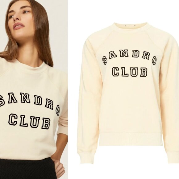 Sandro Tops - SANDRO Club Sweatshirt Sz 1